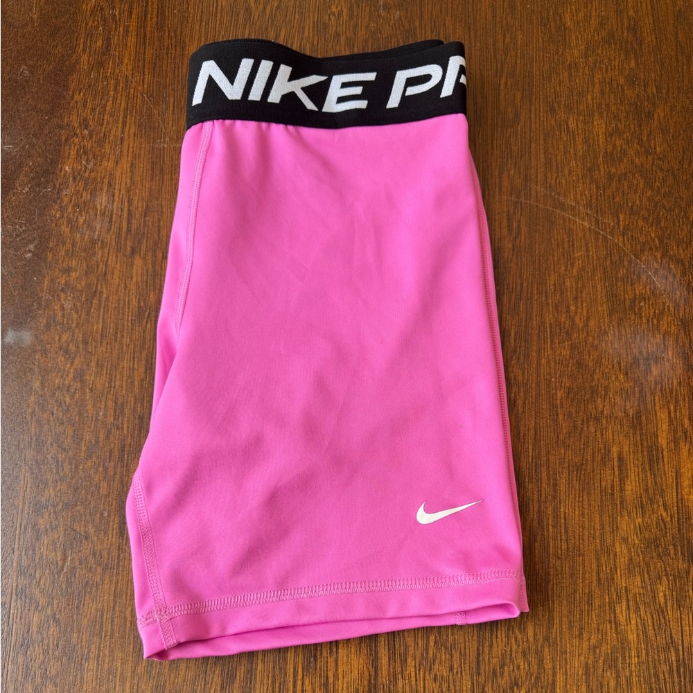 Nike Pro Hot Pink Performance Bike Shorts